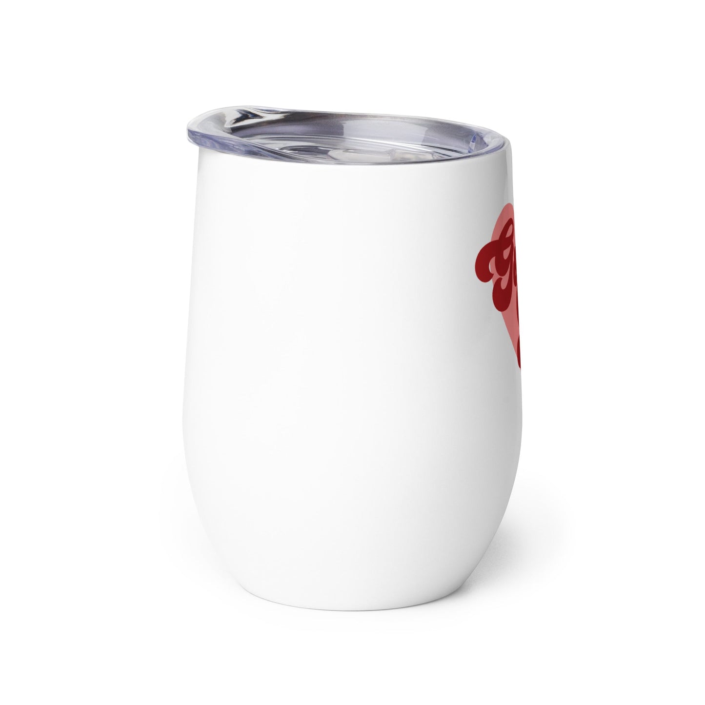 God is Love - Wine tumbler - Creation Awaits