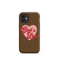 God is Love - Chocolate - Tough iPhone case for iPhone 11 Pro Max & Mini, 12 Pro Max & Mini, 13 Pro Max & Mini, 14 Pro Max & Mini - Creation Awaits