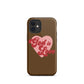 God is Love - Chocolate - Tough iPhone case for iPhone 11 Pro Max & Mini, 12 Pro Max & Mini, 13 Pro Max & Mini, 14 Pro Max & Mini - Creation Awaits