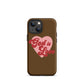 God is Love - Chocolate - Tough iPhone case for iPhone 11 Pro Max & Mini, 12 Pro Max & Mini, 13 Pro Max & Mini, 14 Pro Max & Mini - Creation Awaits