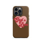 God is Love - Chocolate - Tough iPhone case for iPhone 11 Pro Max & Mini, 12 Pro Max & Mini, 13 Pro Max & Mini, 14 Pro Max & Mini - Creation Awaits