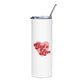 God is Love - Stainless steel tumbler - Creation Awaits