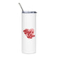 God is Love - Stainless steel tumbler - Creation Awaits