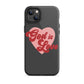 God is Love - Tough iPhone case for iPhone 11 Pro Max & Mini, 12 Pro Max & Mini, 13 Pro Max & Mini, 14 Pro Max & Mini - Creation Awaits