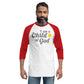 I am a Child of God - 3/4 sleeve raglan shirt - Creation Awaits