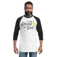 I am a Child of God - 3/4 sleeve raglan shirt - Creation Awaits