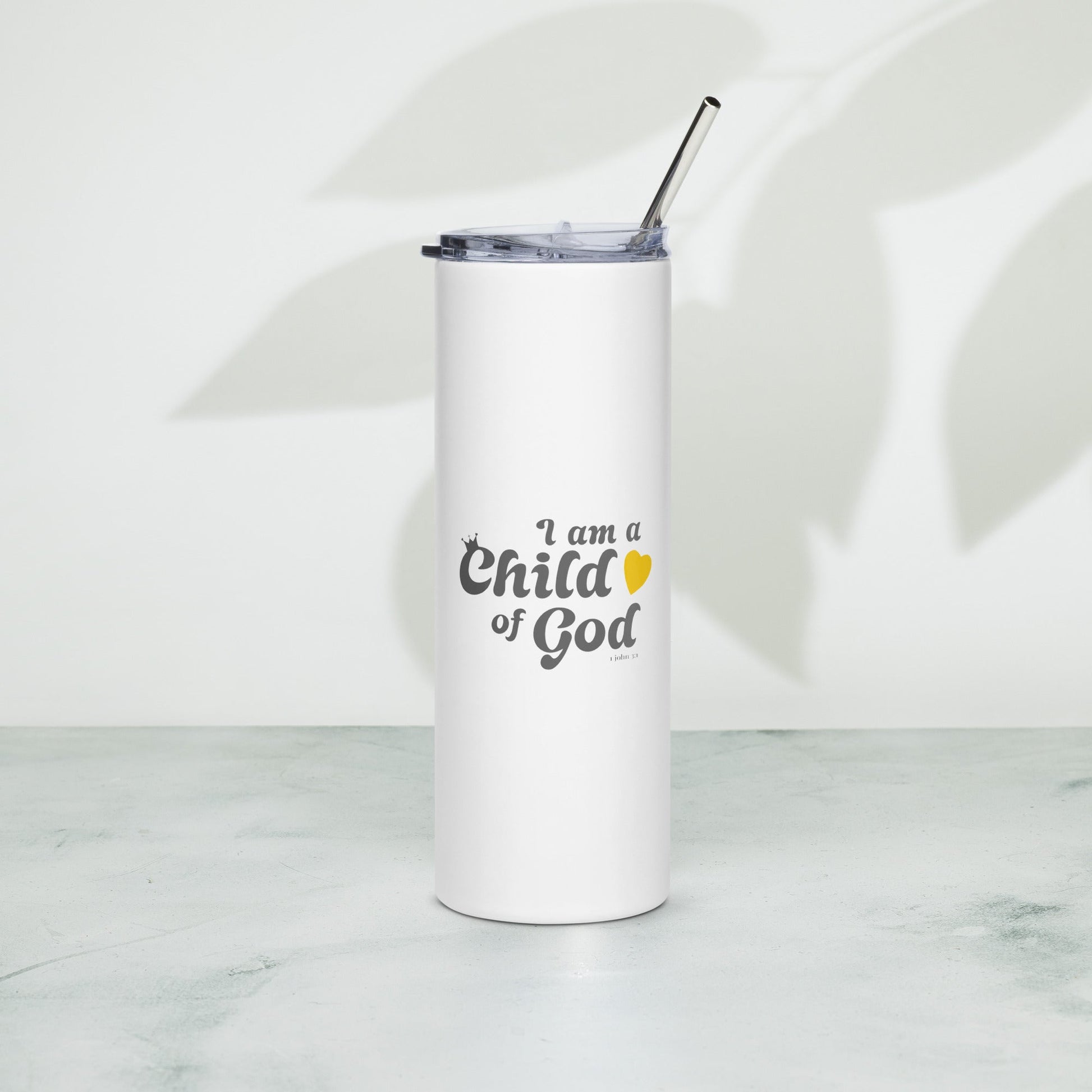 I am a Child of God - Stainless steel tumbler - Creation Awaits