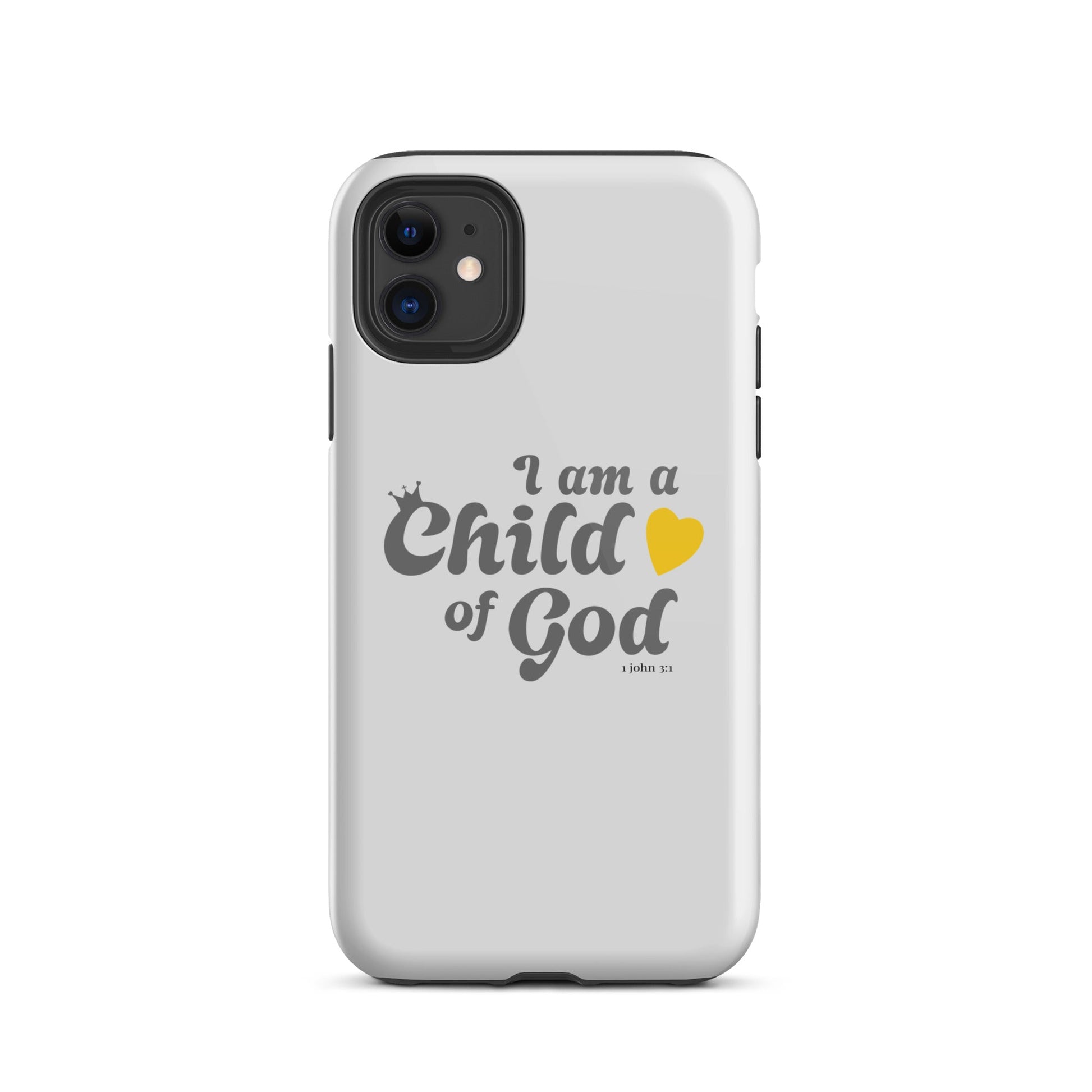 I am a Child of God - Whisper - Tough iPhone case for iPhone 11 Pro Max & Mini, 12 Pro Max & Mini, 13 Pro Max & Mini, 14 Pro Max & Mini - Creation Awaits