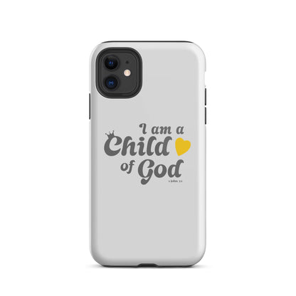 I am a Child of God - Whisper - Tough iPhone case for iPhone 11 Pro Max & Mini, 12 Pro Max & Mini, 13 Pro Max & Mini, 14 Pro Max & Mini - Creation Awaits