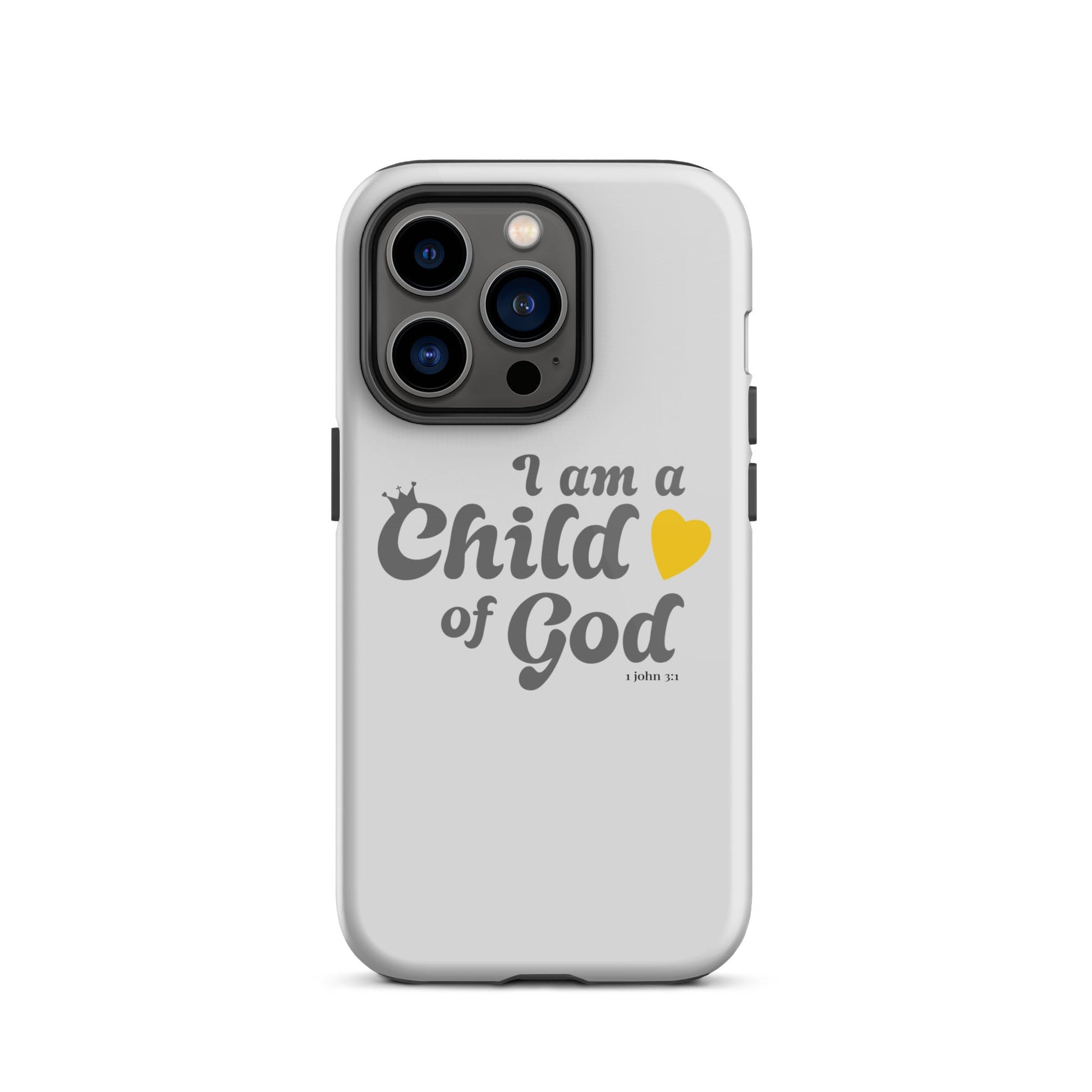 I am a Child of God - Whisper - Tough iPhone case for iPhone 11 Pro Max & Mini, 12 Pro Max & Mini, 13 Pro Max & Mini, 14 Pro Max & Mini - Creation Awaits