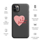 I Love Jesus - Charcoal - Tough iPhone case for iPhone 11 Pro Max & Mini, 12 Pro Max & Mini, 13 Pro Max & Mini, 14 Pro Max & Mini - Creation Awaits