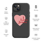 I Love Jesus - Charcoal - Tough iPhone case for iPhone 11 Pro Max & Mini, 12 Pro Max & Mini, 13 Pro Max & Mini, 14 Pro Max & Mini - Creation Awaits