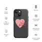 I Love Jesus - Charcoal - Tough iPhone case for iPhone 11 Pro Max & Mini, 12 Pro Max & Mini, 13 Pro Max & Mini, 14 Pro Max & Mini - Creation Awaits