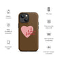 I Love Jesus - Chocolate - Tough iPhone case for iPhone 11 Pro Max & Mini, 12 Pro Max & Mini, 13 Pro Max & Mini, 14 Pro Max & Mini - Creation Awaits