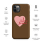 I Love Jesus - Chocolate - Tough iPhone case for iPhone 11 Pro Max & Mini, 12 Pro Max & Mini, 13 Pro Max & Mini, 14 Pro Max & Mini - Creation Awaits