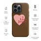 I Love Jesus - Chocolate - Tough iPhone case for iPhone 11 Pro Max & Mini, 12 Pro Max & Mini, 13 Pro Max & Mini, 14 Pro Max & Mini - Creation Awaits