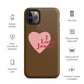 I Love Jesus - Chocolate - Tough iPhone case for iPhone 11 Pro Max & Mini, 12 Pro Max & Mini, 13 Pro Max & Mini, 14 Pro Max & Mini - Creation Awaits