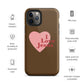 I Love Jesus - Chocolate - Tough iPhone case for iPhone 11 Pro Max & Mini, 12 Pro Max & Mini, 13 Pro Max & Mini, 14 Pro Max & Mini - Creation Awaits