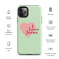 I Love Jesus - Green - Tough iPhone case for iPhone 11 Pro Max & Mini, 12 Pro Max & Mini, 13 Pro Max & Mini, 14 Pro Max & Mini - Creation Awaits