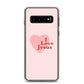I Love Jesus - Pink Samsung Case for Galaxy S10, S10+, S10e, S20, S20 FE, S20 Plus, S20 Ultra, S21, S21 Plus, S21 Ultra, S21 - Creation Awaits