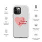 I Love Jesus - Whisper - Tough iPhone case for iPhone 11 Pro Max & Mini, 12 Pro Max & Mini, 13 Pro Max & Mini, 14 Pro Max & Mini - Creation Awaits