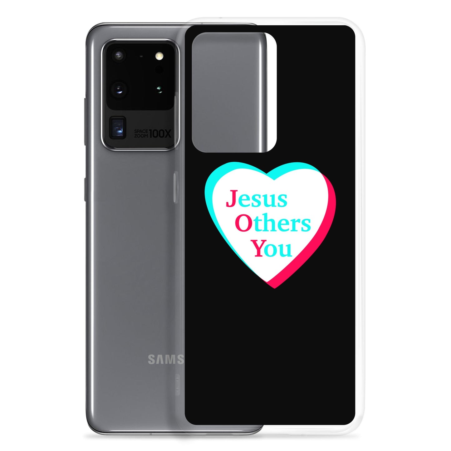 JOY = Jesus Others You - Black Samsung Case for Galaxy S10, S10+, S10e, S20, S20 FE, S20 Plus, S20 Ultra, S21, S21 Plus, S21 Ultra, S21 - Creation Awaits