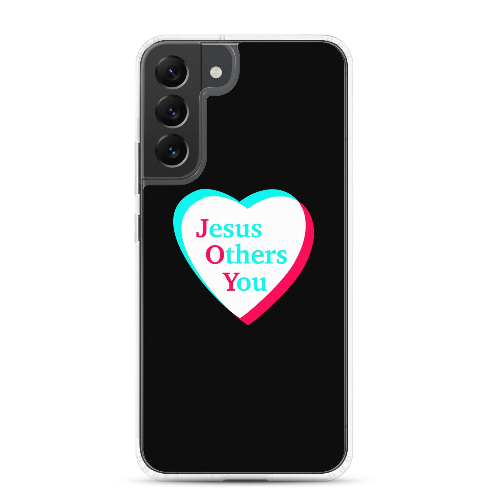 JOY = Jesus Others You - Black Samsung Case for Galaxy S10, S10+, S10e, S20, S20 FE, S20 Plus, S20 Ultra, S21, S21 Plus, S21 Ultra, S21 - Creation Awaits