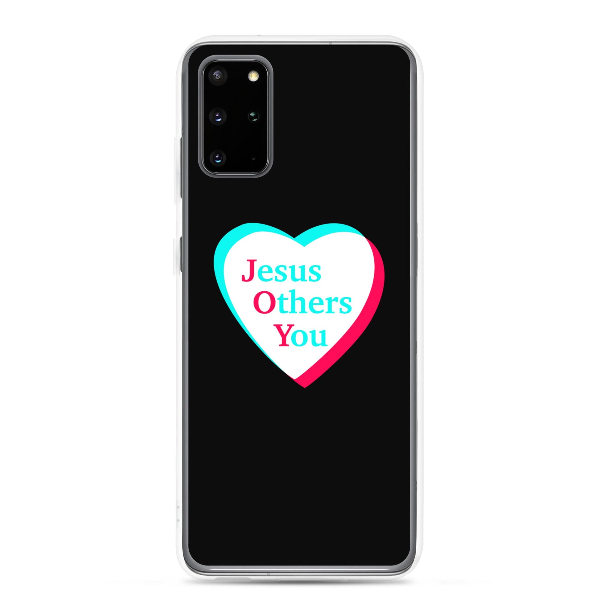 JOY = Jesus Others You - Black Samsung Case for Galaxy S10, S10+, S10e, S20, S20 FE, S20 Plus, S20 Ultra, S21, S21 Plus, S21 Ultra, S21 - Creation Awaits