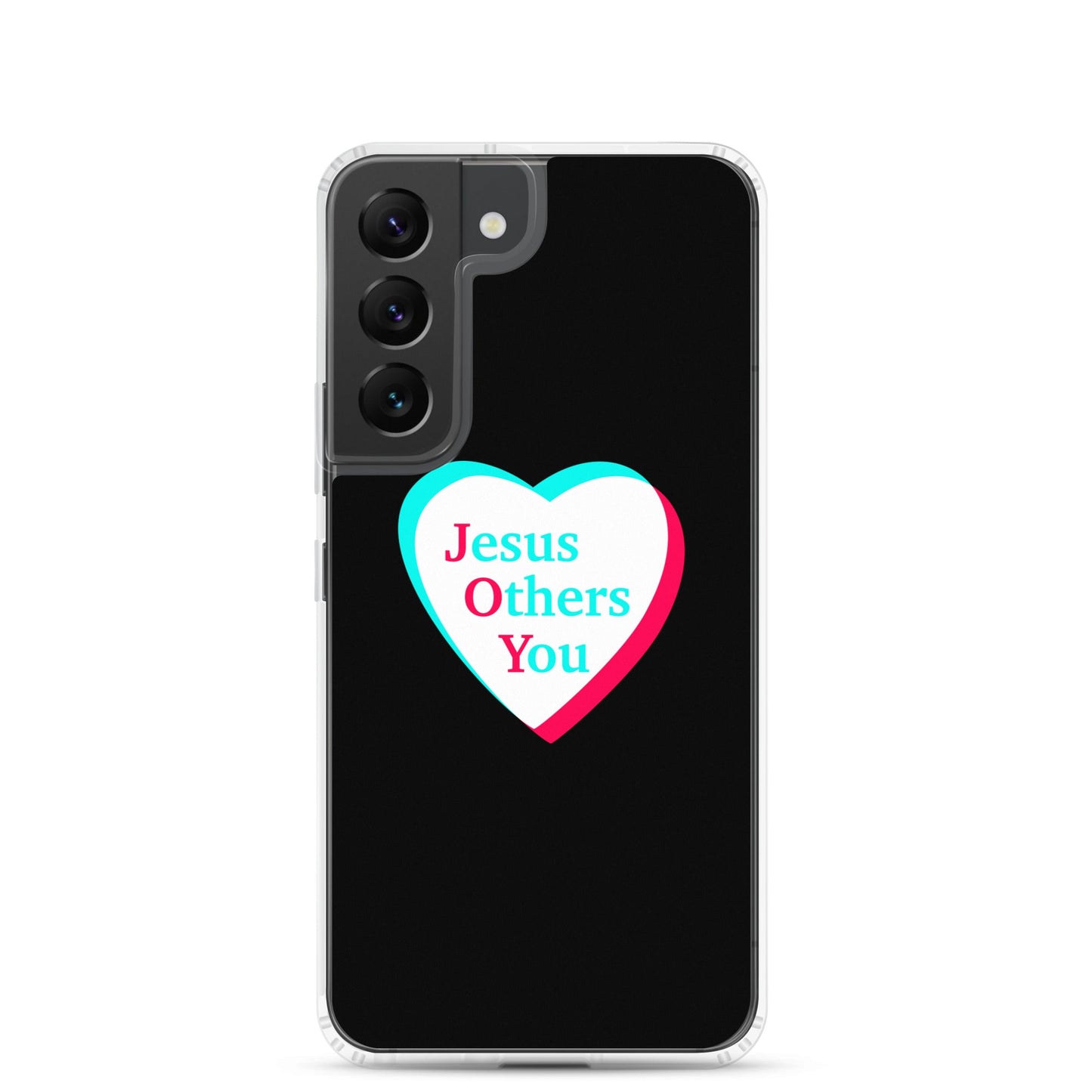 JOY = Jesus Others You - Black Samsung Case for Galaxy S10, S10+, S10e, S20, S20 FE, S20 Plus, S20 Ultra, S21, S21 Plus, S21 Ultra, S21 - Creation Awaits