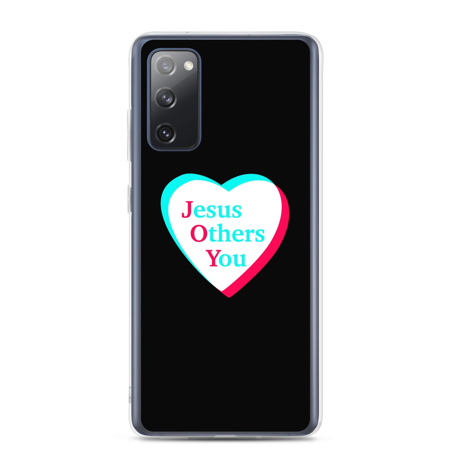 JOY = Jesus Others You - Black Samsung Case for Galaxy S10, S10+, S10e, S20, S20 FE, S20 Plus, S20 Ultra, S21, S21 Plus, S21 Ultra, S21 - Creation Awaits