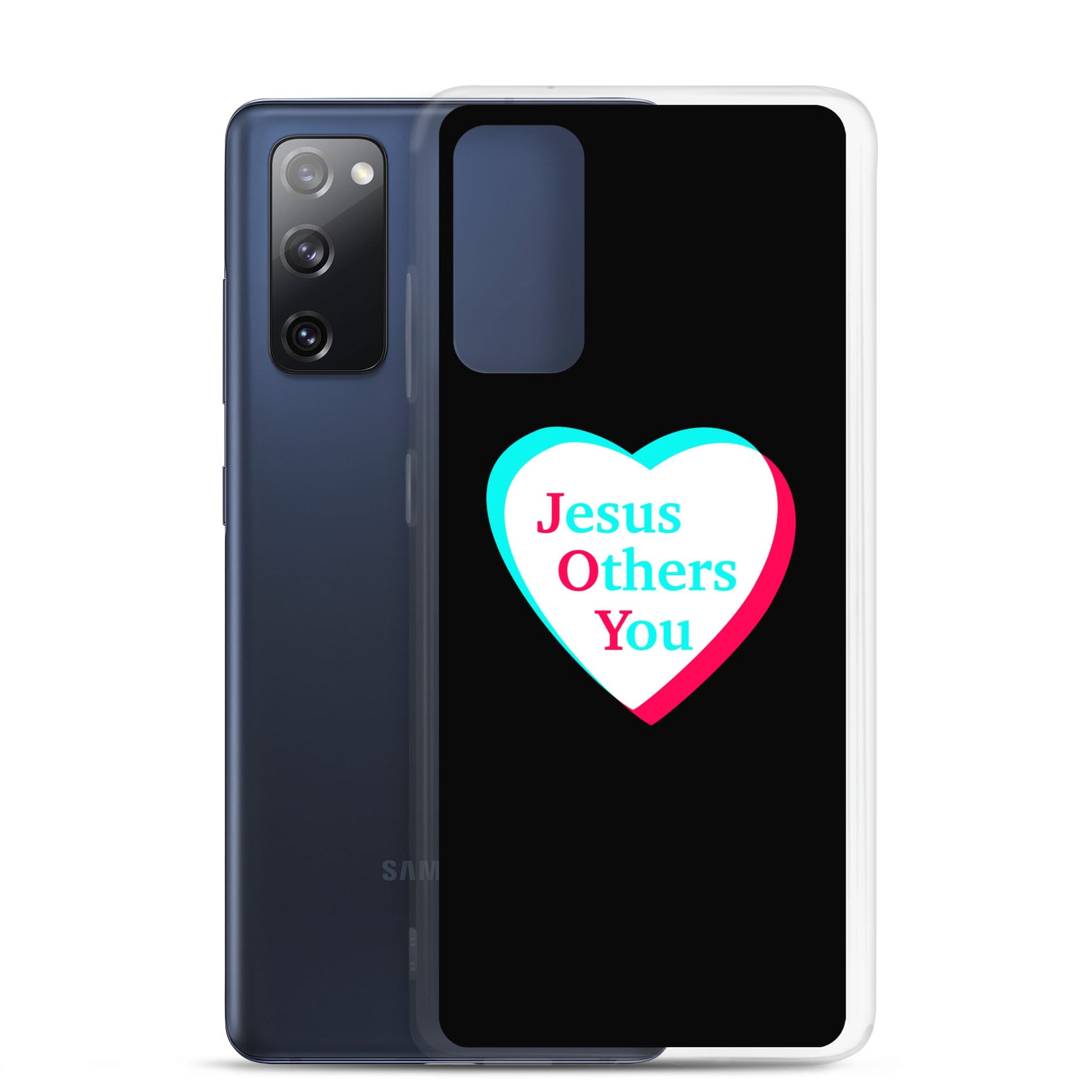 JOY = Jesus Others You - Black Samsung Case for Galaxy S10, S10+, S10e, S20, S20 FE, S20 Plus, S20 Ultra, S21, S21 Plus, S21 Ultra, S21 - Creation Awaits