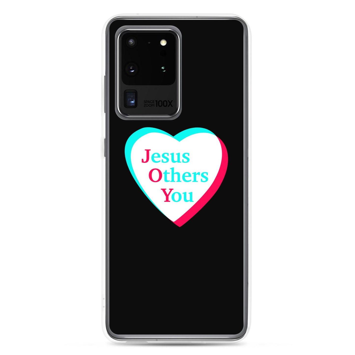 JOY = Jesus Others You - Black Samsung Case for Galaxy S10, S10+, S10e, S20, S20 FE, S20 Plus, S20 Ultra, S21, S21 Plus, S21 Ultra, S21 - Creation Awaits