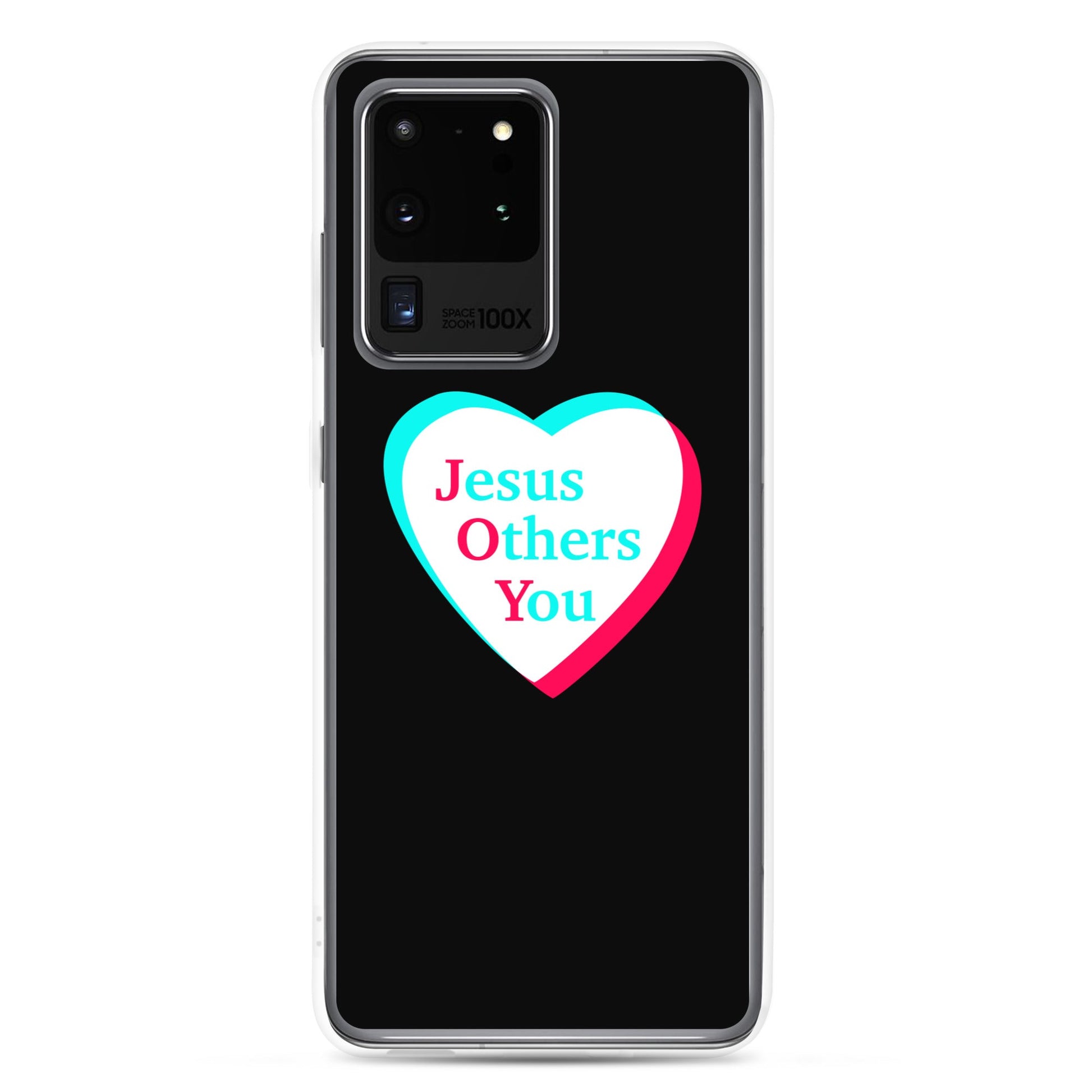 JOY = Jesus Others You - Black Samsung Case for Galaxy S10, S10+, S10e, S20, S20 FE, S20 Plus, S20 Ultra, S21, S21 Plus, S21 Ultra, S21 - Creation Awaits