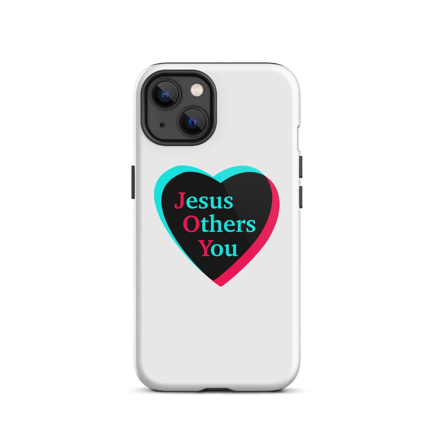 JOY = Jesus Others You - Tough iPhone case for iPhone 11 Pro Max & Mini, 12 Pro Max & Mini, 13 Pro Max & Mini, 14 Pro Max & Mini - Creation Awaits