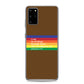 Philippians 4:13 - Chocolate - Samsung Case for Galaxy S10, S10+, S10e, S20, S20 FE, S20 Plus, S20 Ultra, S21, S21 Plus, S21 Ultra, S21 - Creation Awaits