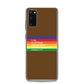 Philippians 4:13 - Chocolate - Samsung Case for Galaxy S10, S10+, S10e, S20, S20 FE, S20 Plus, S20 Ultra, S21, S21 Plus, S21 Ultra, S21 - Creation Awaits