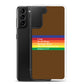 Philippians 4:13 - Chocolate - Samsung Case for Galaxy S10, S10+, S10e, S20, S20 FE, S20 Plus, S20 Ultra, S21, S21 Plus, S21 Ultra, S21 - Creation Awaits