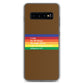 Philippians 4:13 - Chocolate - Samsung Case for Galaxy S10, S10+, S10e, S20, S20 FE, S20 Plus, S20 Ultra, S21, S21 Plus, S21 Ultra, S21 - Creation Awaits