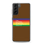 Philippians 4:13 - Chocolate - Samsung Case for Galaxy S10, S10+, S10e, S20, S20 FE, S20 Plus, S20 Ultra, S21, S21 Plus, S21 Ultra, S21 - Creation Awaits