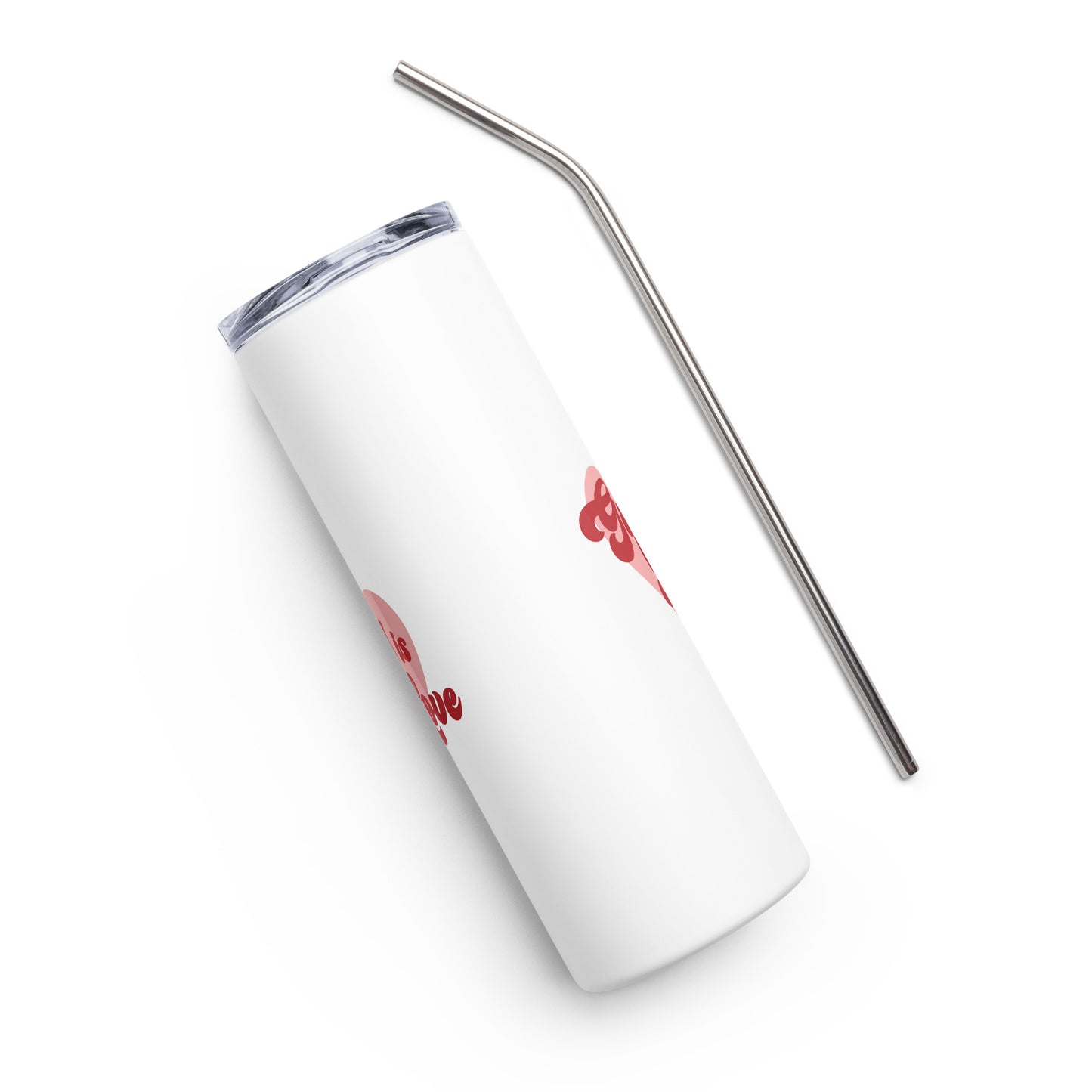 God is Love - Stainless steel tumbler