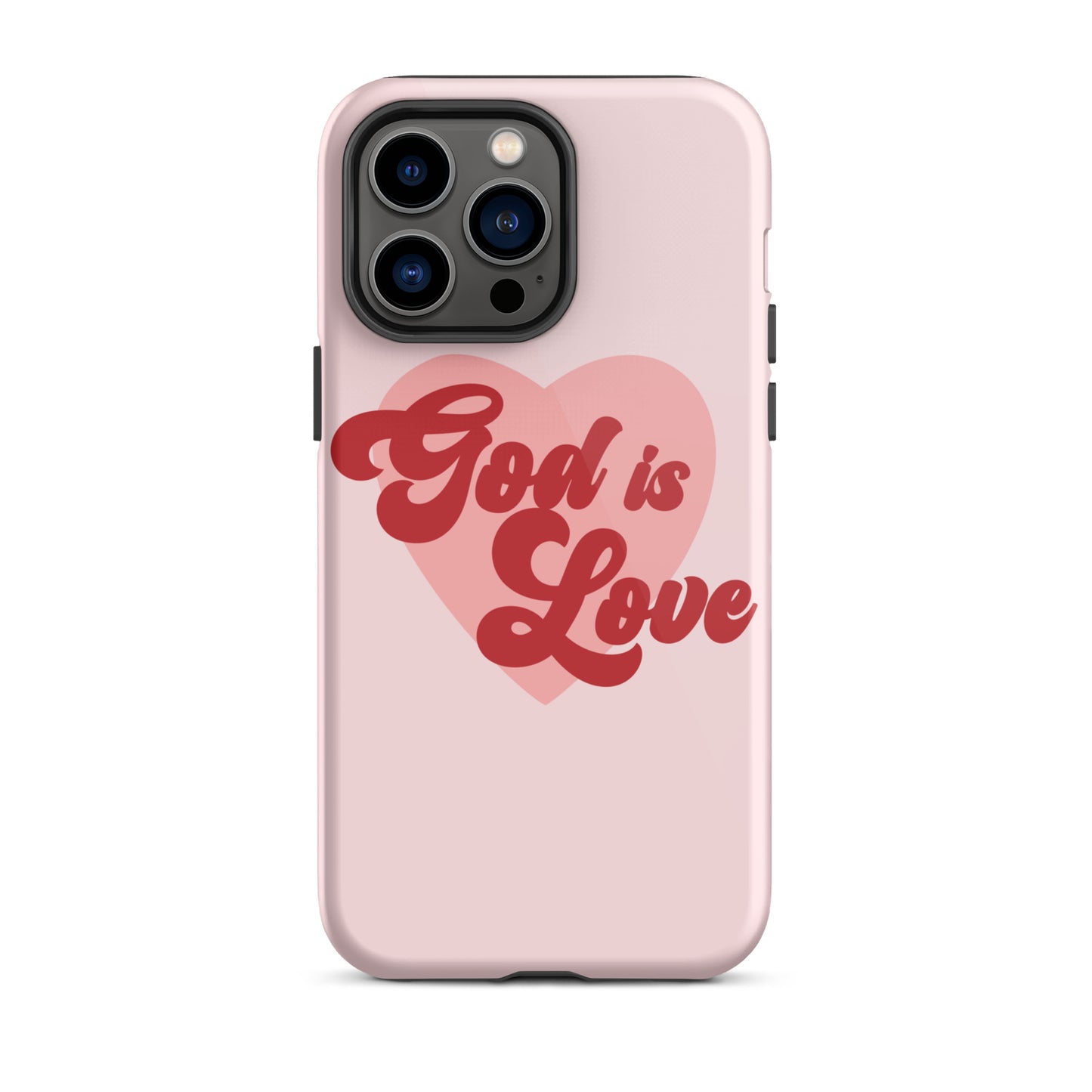 God is Love - Whisper -  Tough iPhone case for iPhone 11 Pro Max & Mini, 12 Pro Max & Mini, 13 Pro Max & Mini, 14 Pro Max & Mini