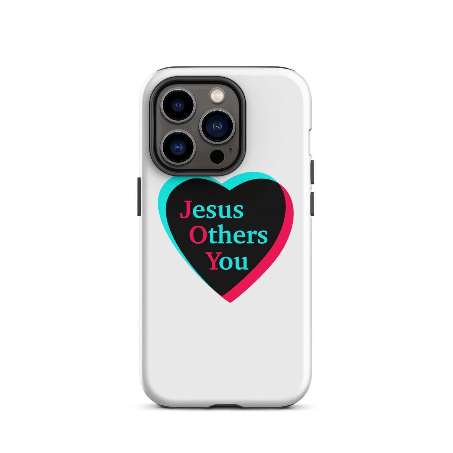 JOY = Jesus Others You - Tough iPhone case for iPhone 11 Pro Max & Mini, 12 Pro Max & Mini, 13 Pro Max & Mini, 14 Pro Max & Mini
