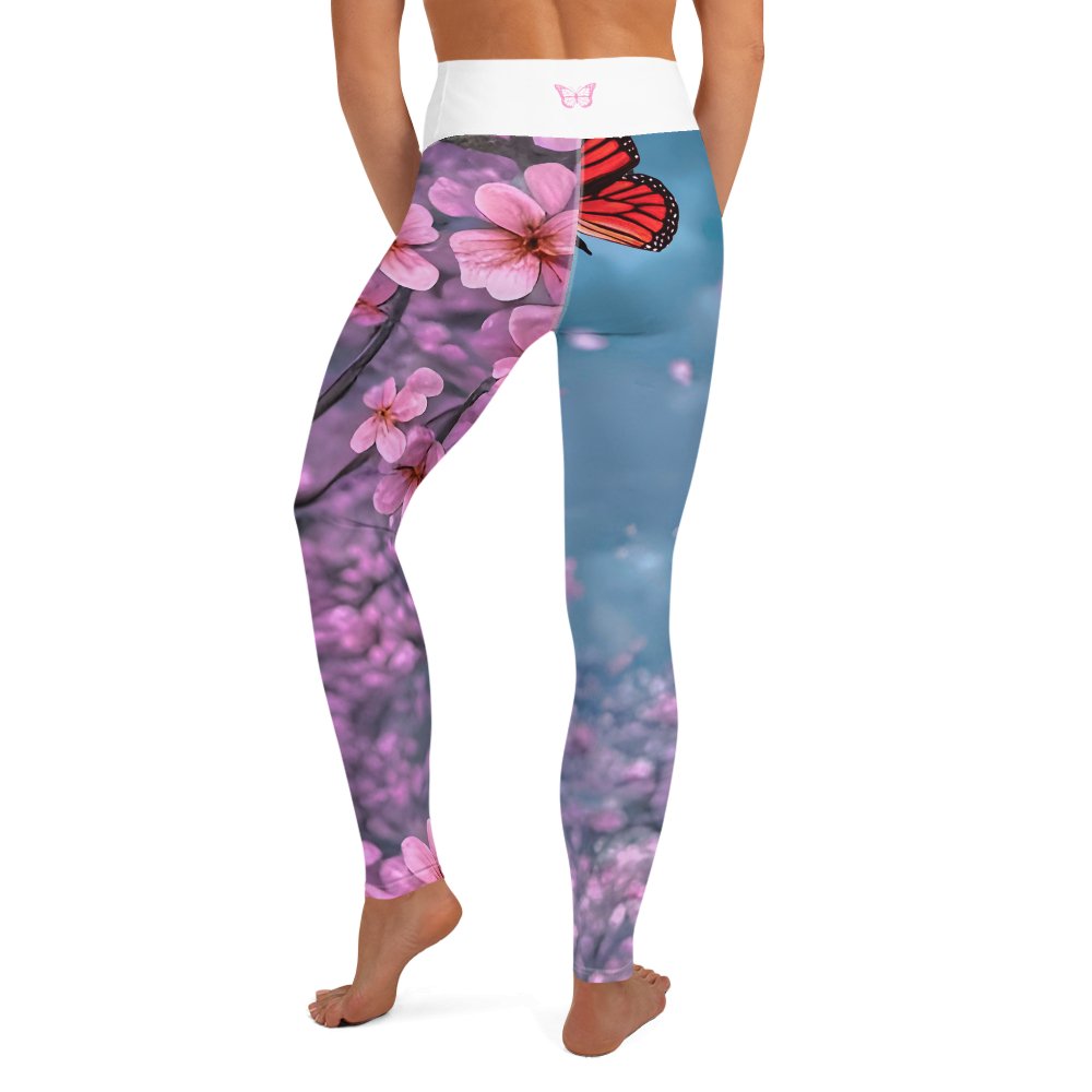 Yoga Leggings - Butterfly Wings - Creation Awaits